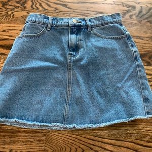 John Galt denim mini skirt small